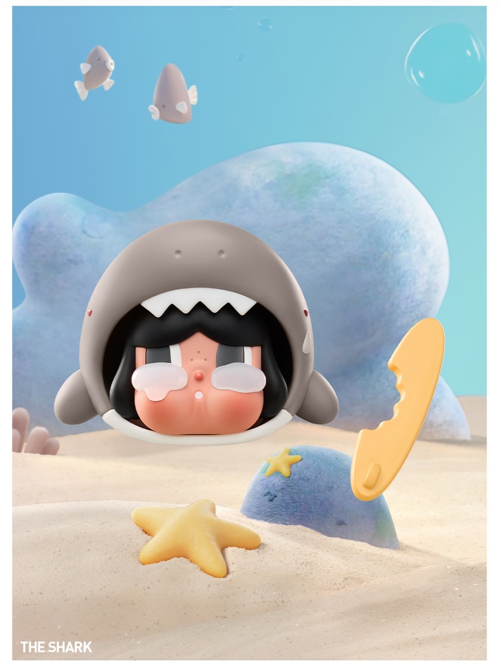 Crybaby The SHARK Figure Cry Me An Ocean Series SEALED AUTHENTIC Pop Mart NEW